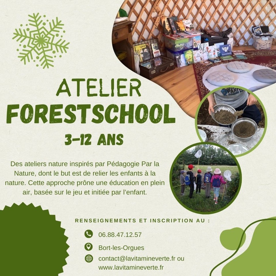 Atelier Forest school en pédagogie par la natu ...