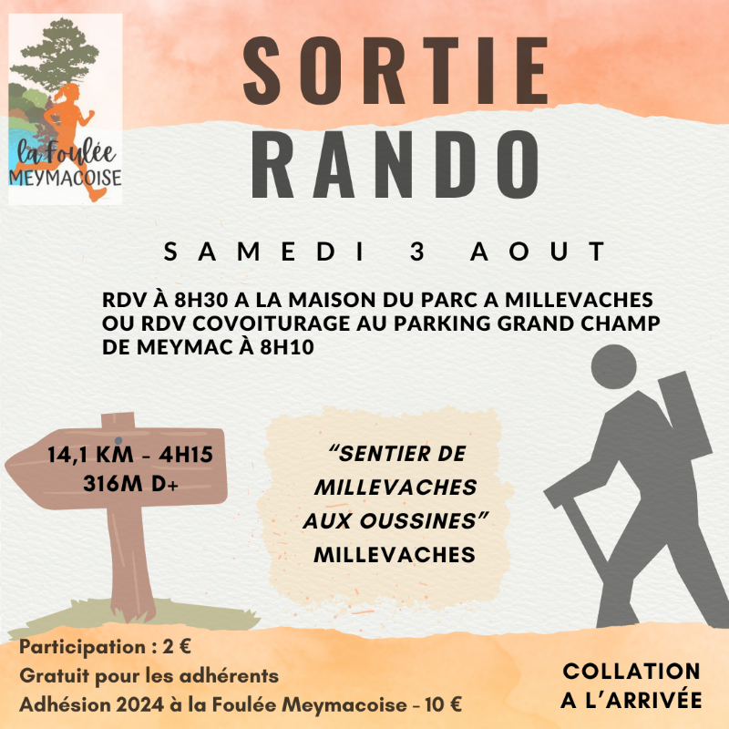 Sortie Rando "Sentier de Millevaches aux Oussines"