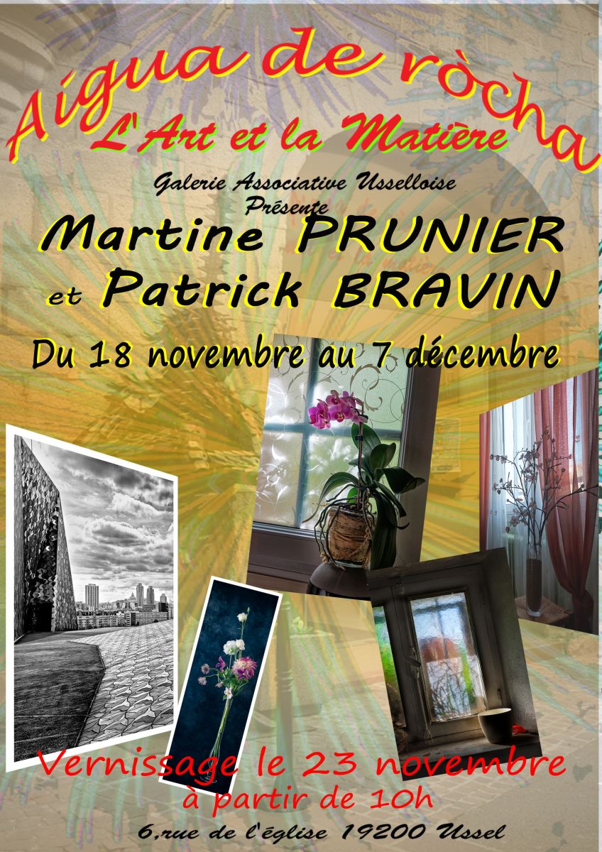 Exposition de Martine Prunier et de Patrick Bravin