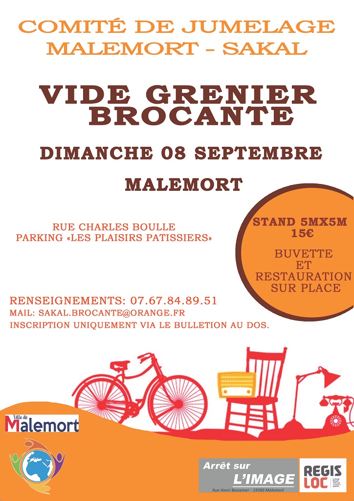 Vide-greniers - brocante du Comité de Jumelage ...