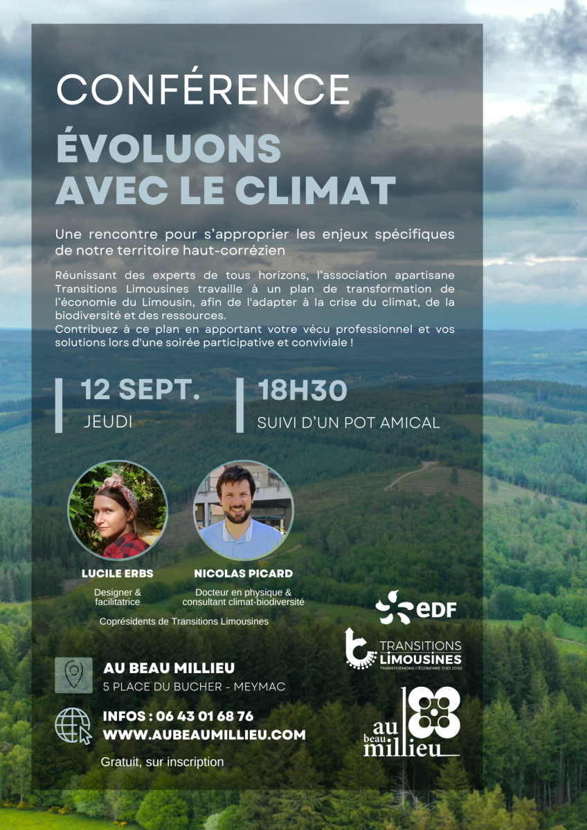 Conférence Evoluons avec le climat