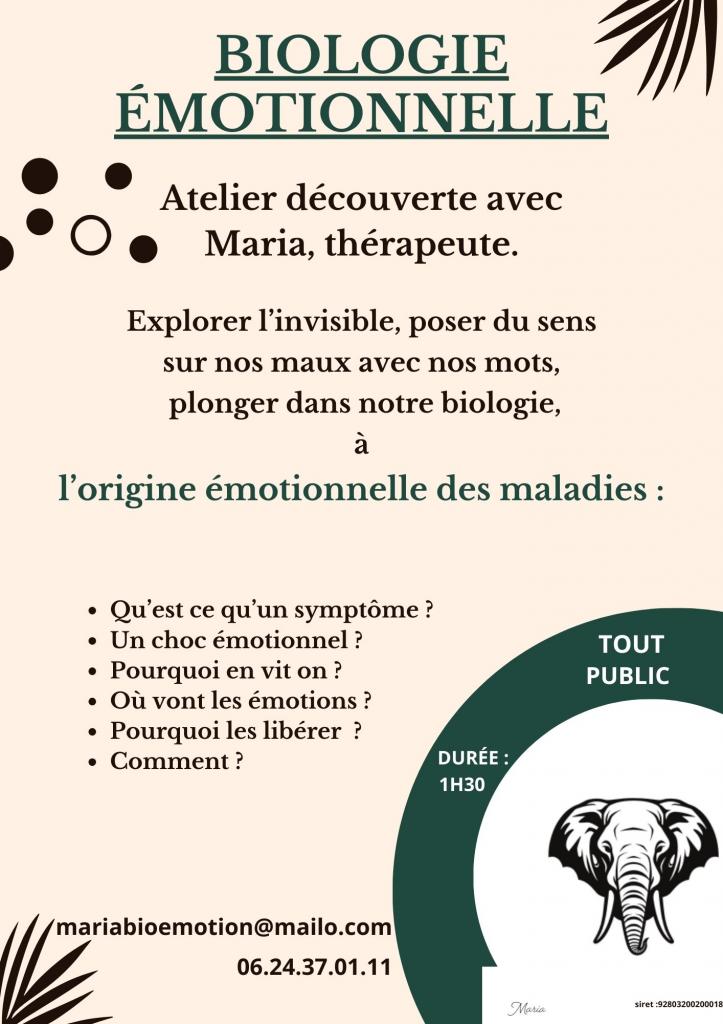 Atelier /conférence pédagogique : La Biologie  ...