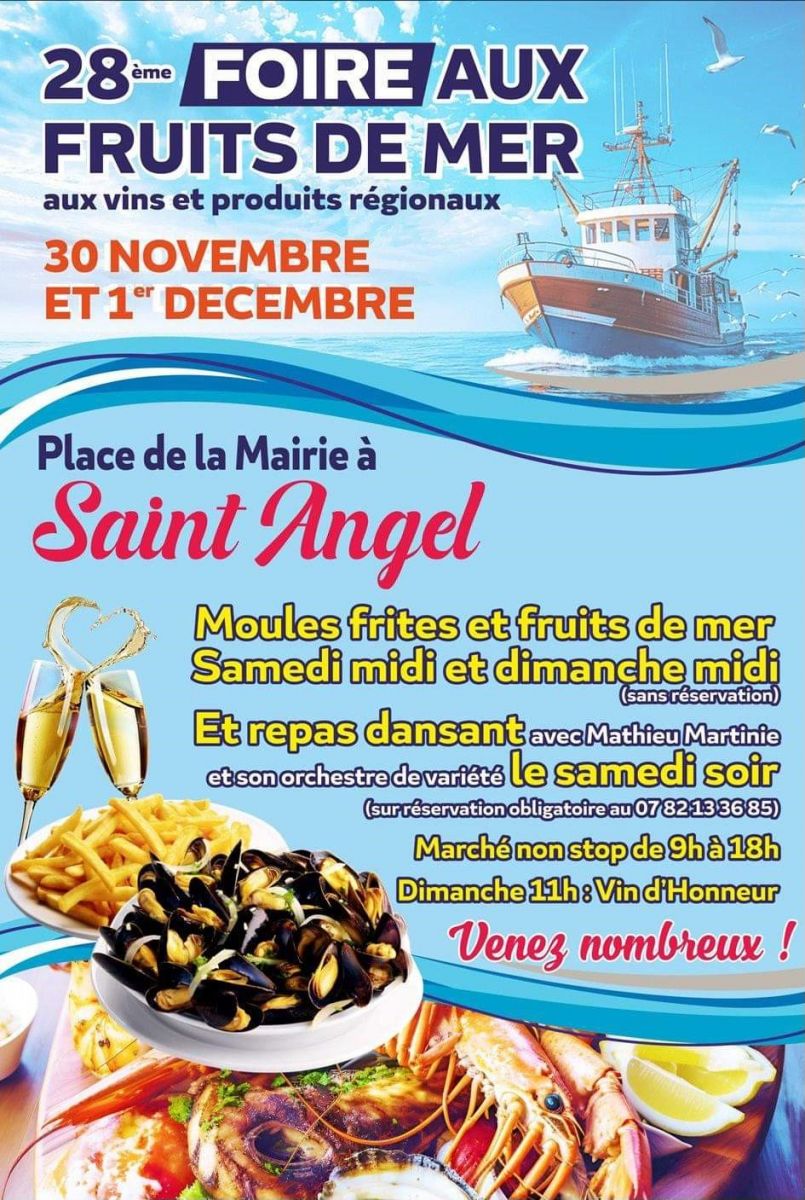 28ème Foire aux fruits de mer, vins et produit ...