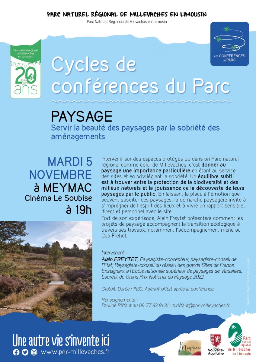 Cycles de conférences du Parc | Paysage par Al ...