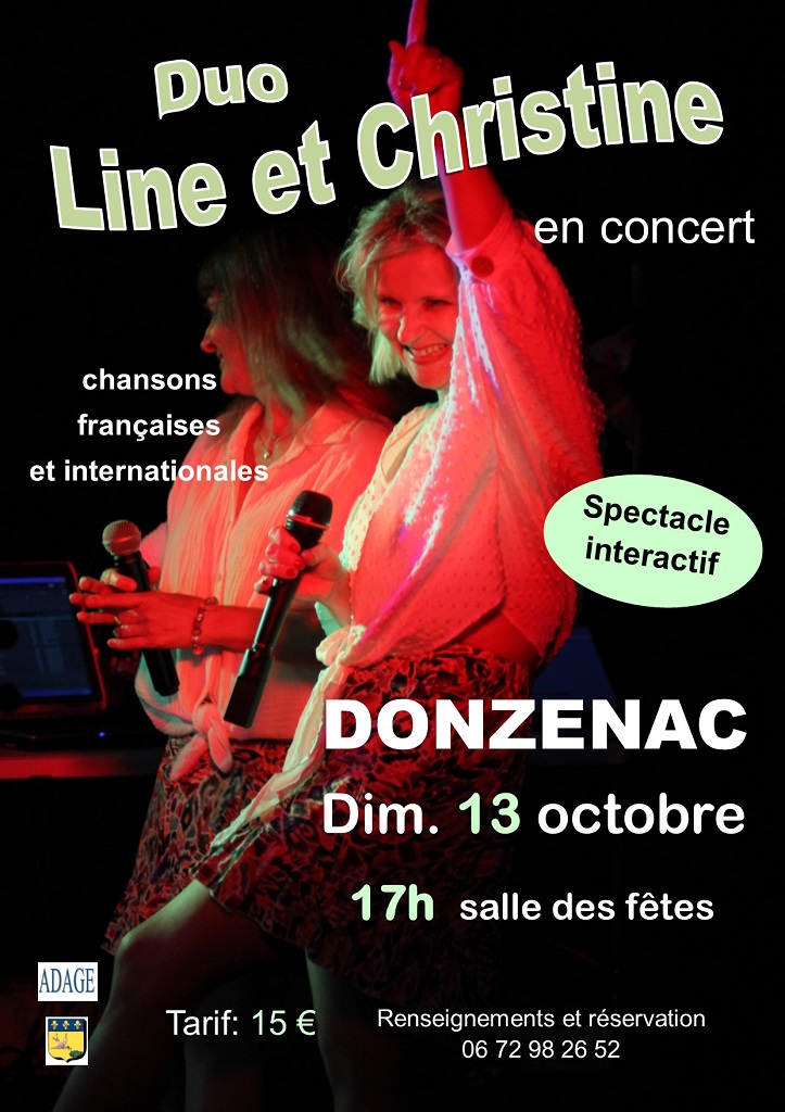 Spectacle interactif : Duo Line et Christine e ...