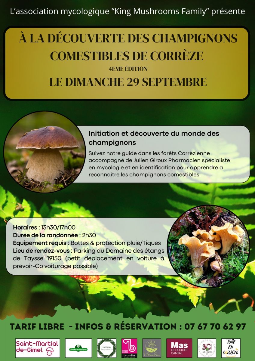 4 ème édition : A la découverte des champignon ...