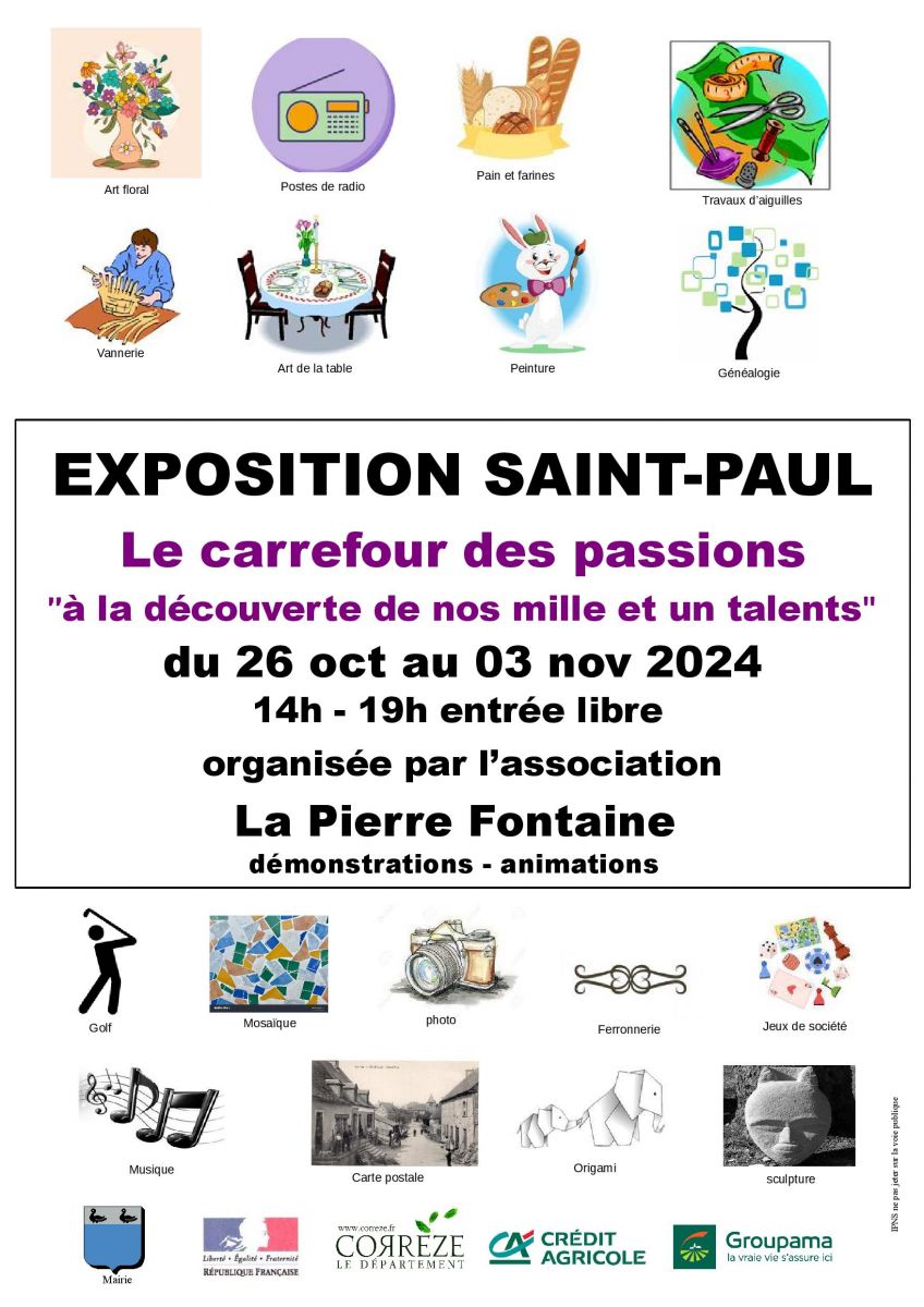 Exposition : Saint Paul : Le carrefour des pas ...