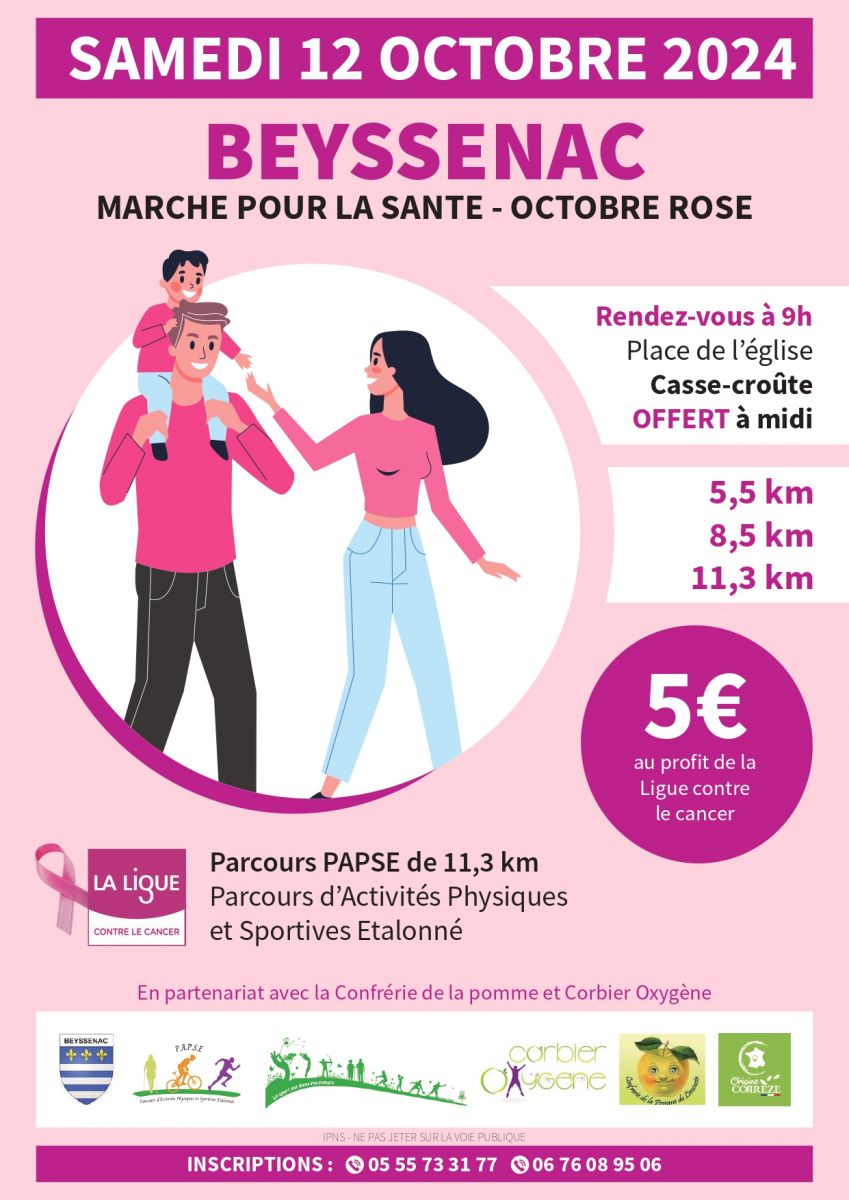 Octobre Rose à Beyssenac