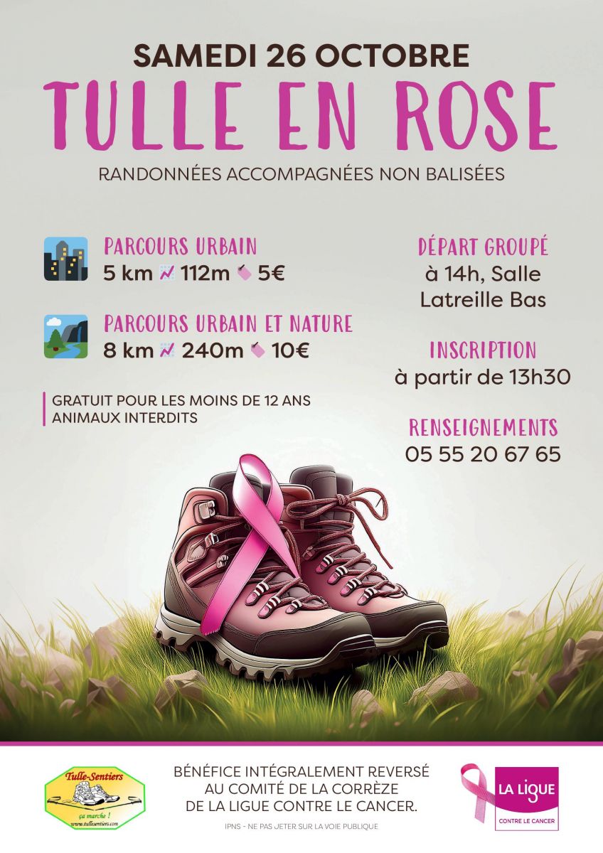 Tulle en rose : Randonnées accompagnées non ba ...