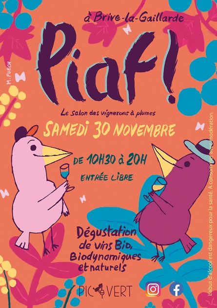 "Piaf ! Le Salon des Vignerons à Plumes