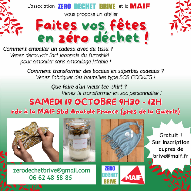 Faite vos fêtes en zéro déchet !