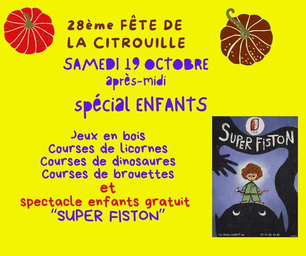 Après-midi spécial enfant (fête de la citrouille)