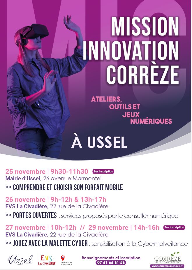 Mission Innovation Corrèze, jouez avec la male ...