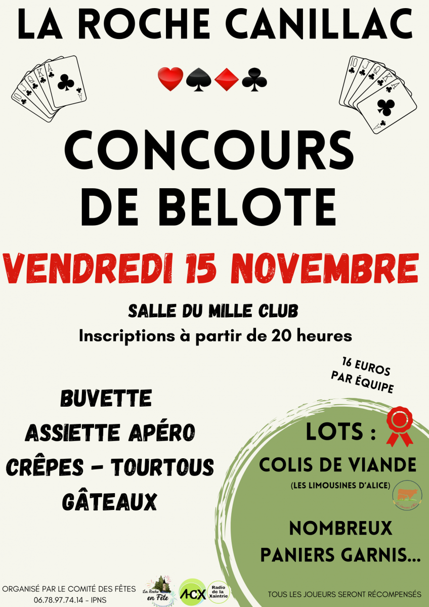 Concours de belote