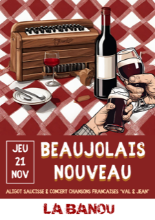 Soirée Beaujolais Nouveau (La Banou)