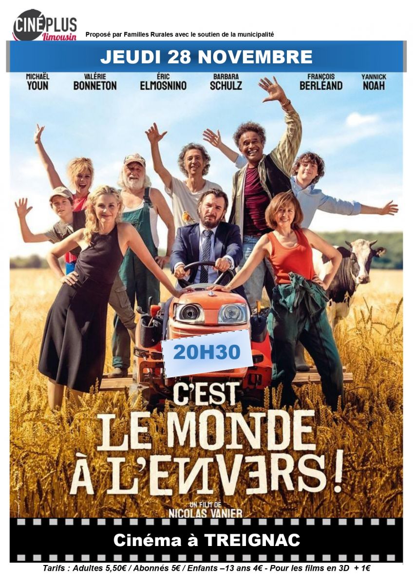 Cinéma à Treignac : Le monde à l'envers