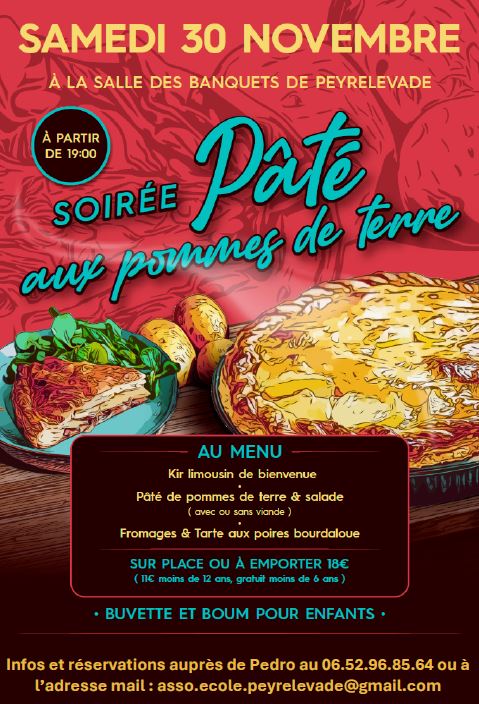 Soirée pâté aux pommes de terre