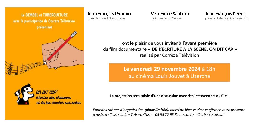 Projection : Film documentaire