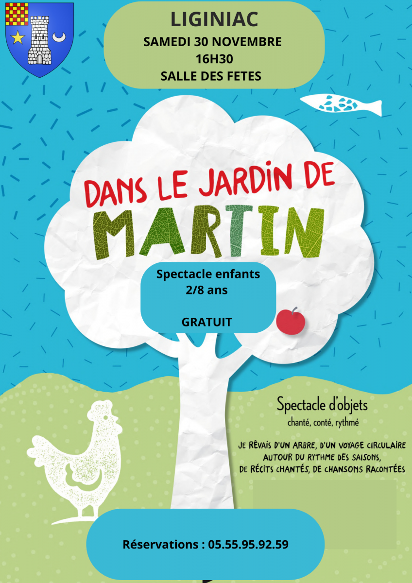 Spectacle "Dans le jardin de Martin"