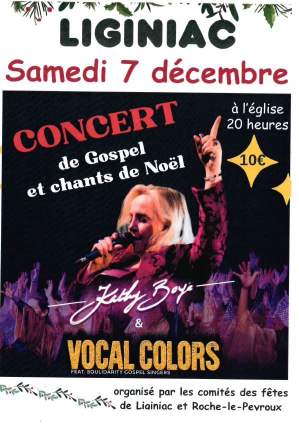 Concert de Gospel et chants de Noël