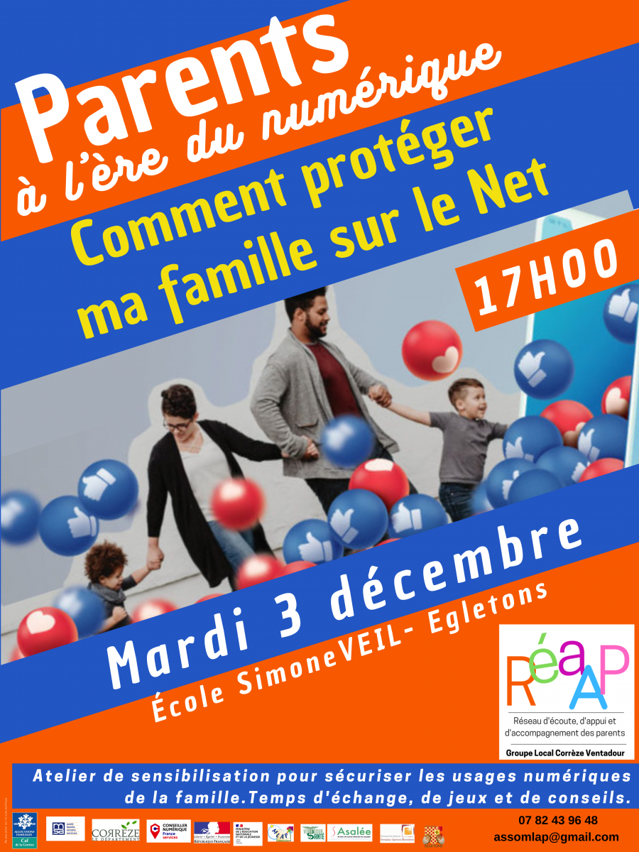 Atelier - Comment protéger ma famille sur le net ?