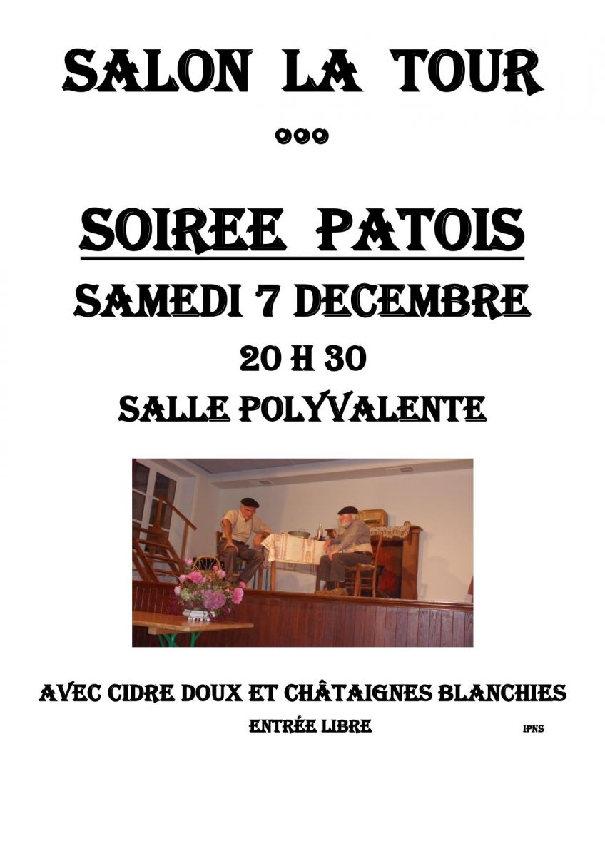 Soirée Patois