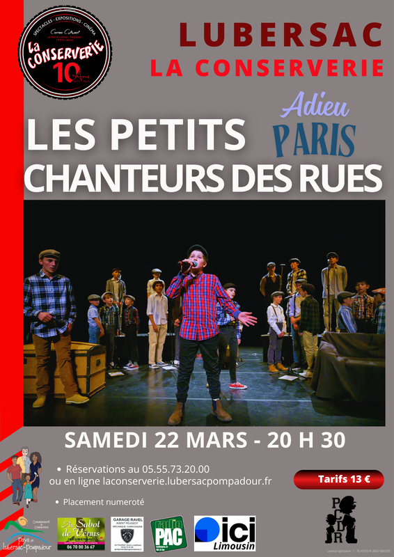 La Conserverie : Les Petits chanteurs des rues