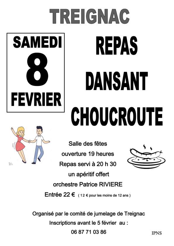 Repas Dansant Choucroute