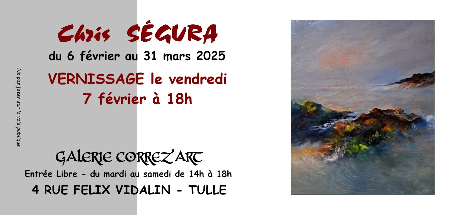 Galerie Correz'Art : Exposition : Chris Segura