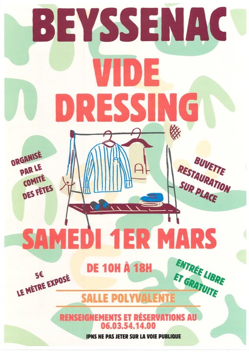 Vide dressing à Beyssenac