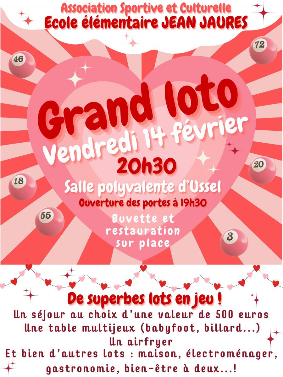 Grand loto Ecole de Jean Jaurès