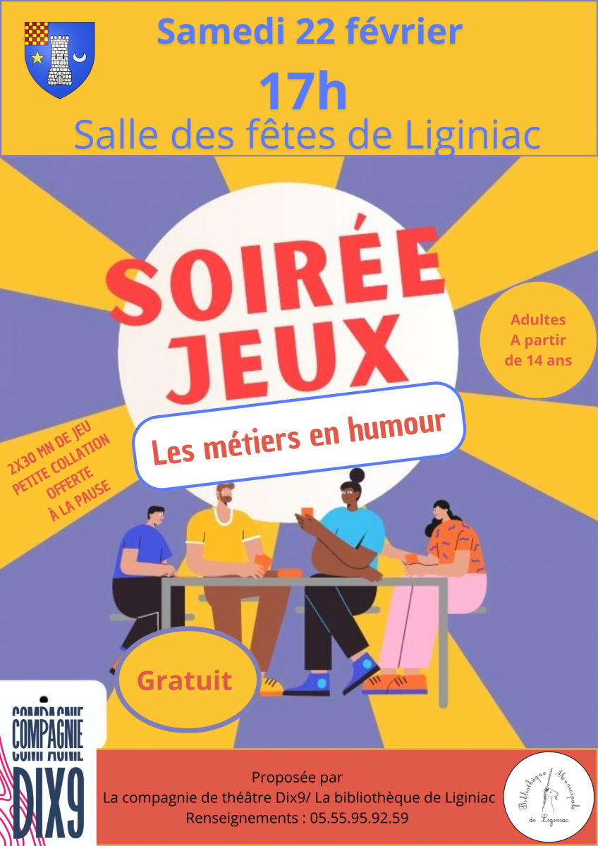 Soirée jeux de mots humoristiques