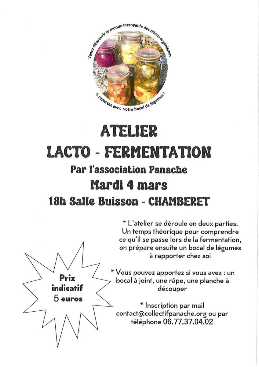 Atelier Lacto - Fermentation