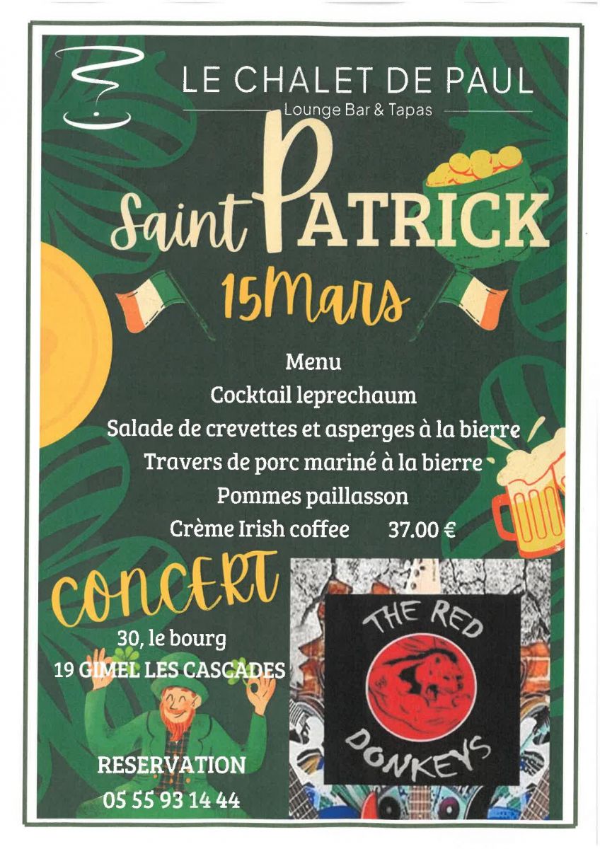 Chalet de Paul : St Patrick