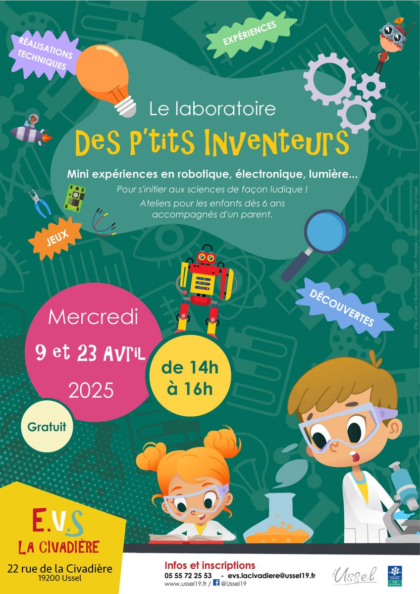 Le laboratoire des P'tits inventeurs