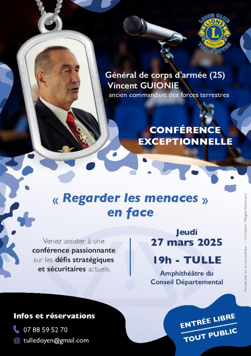 Conférence : Regarder les menaces en face