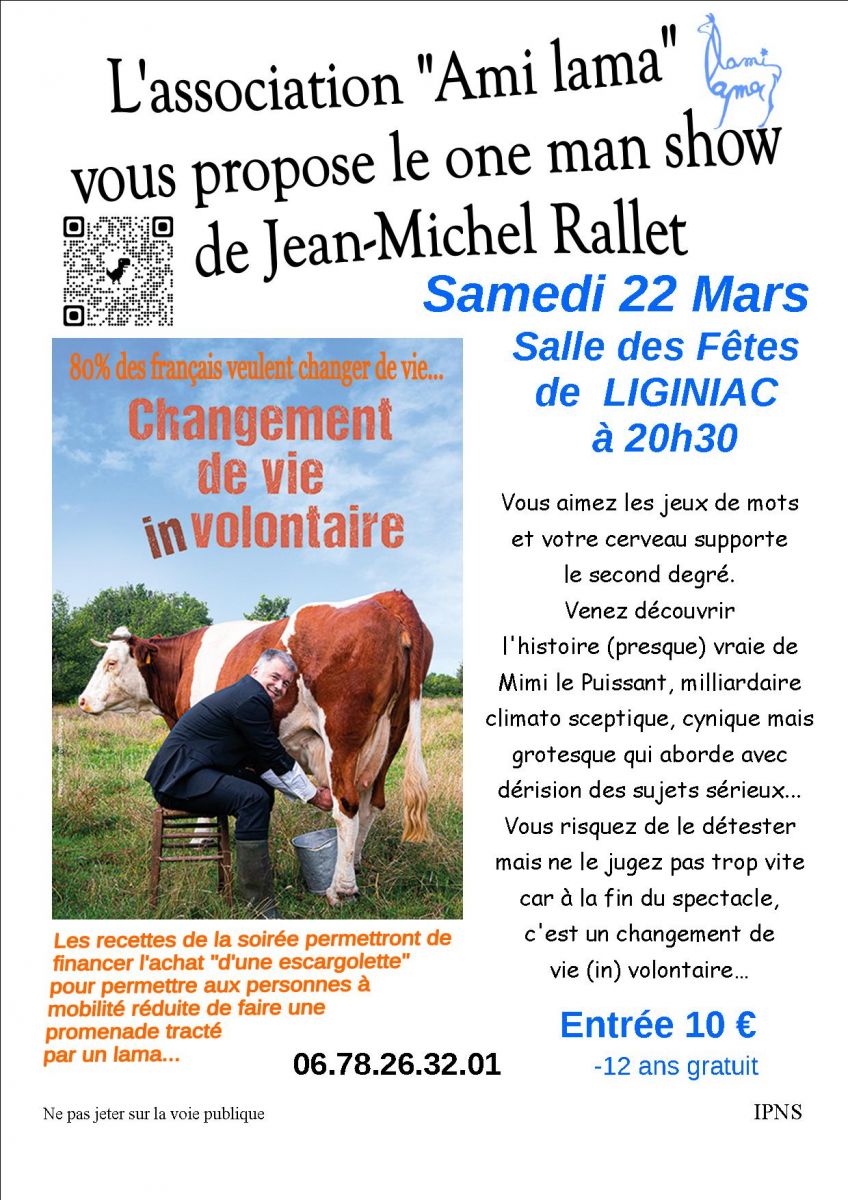 One man show Jean Michel Rallet "Changement de ...