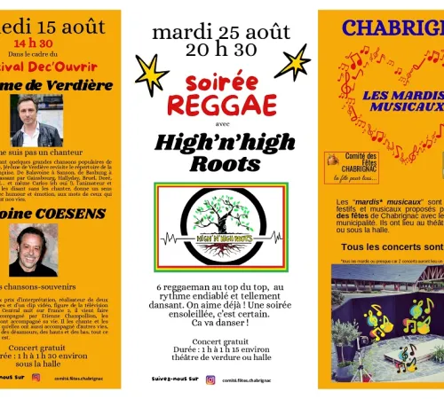 Les mardis musicaux à Chabrignac : chansons populaires