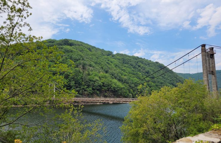 Pont suspendu du Chambon