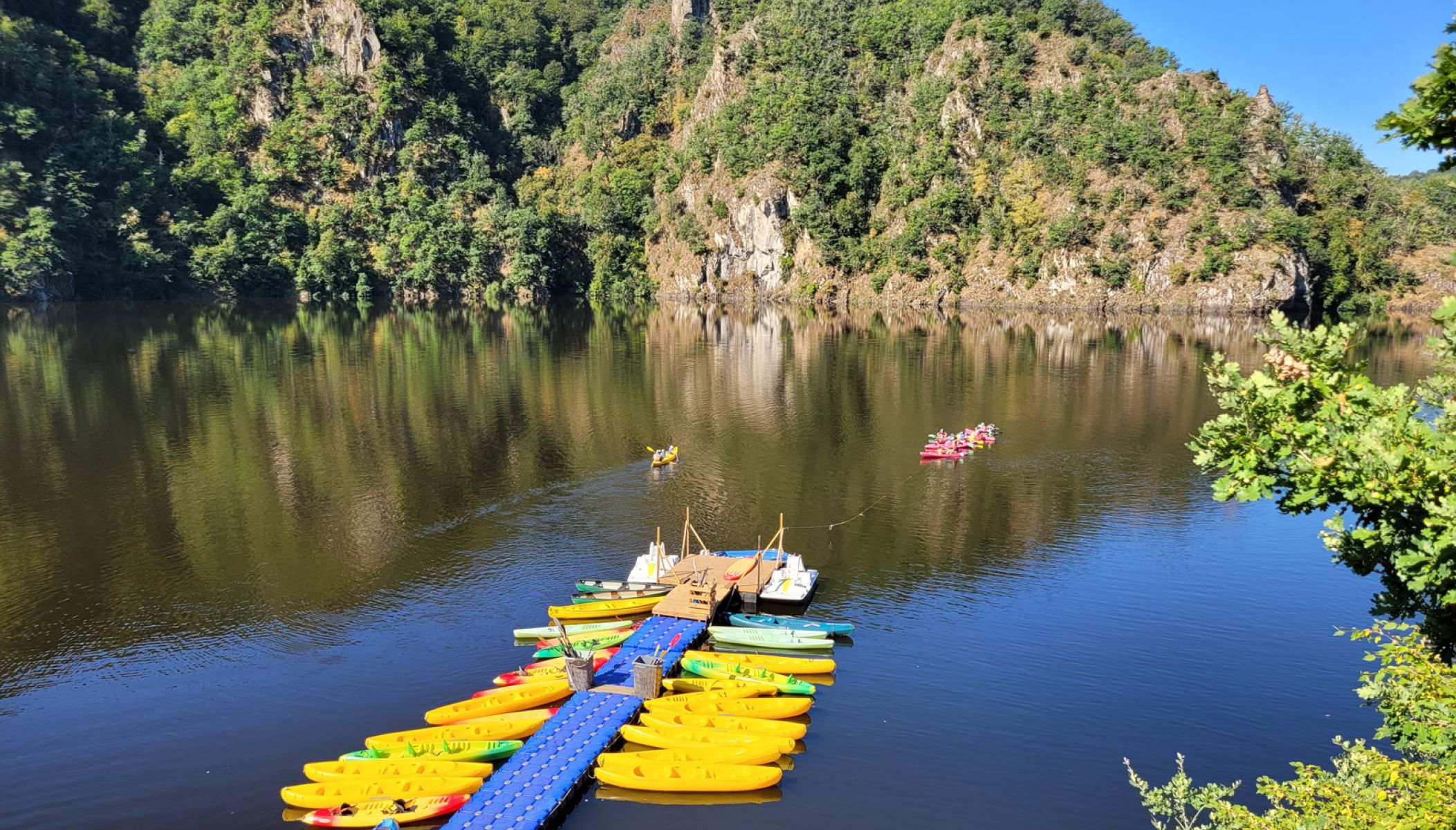 Balade en Canoë dans les gorges de la Haute-Dordogne